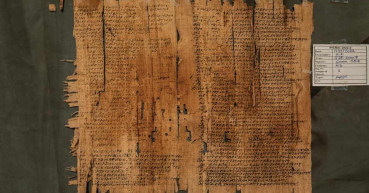 Newly discovered Euripides papyrus fragments