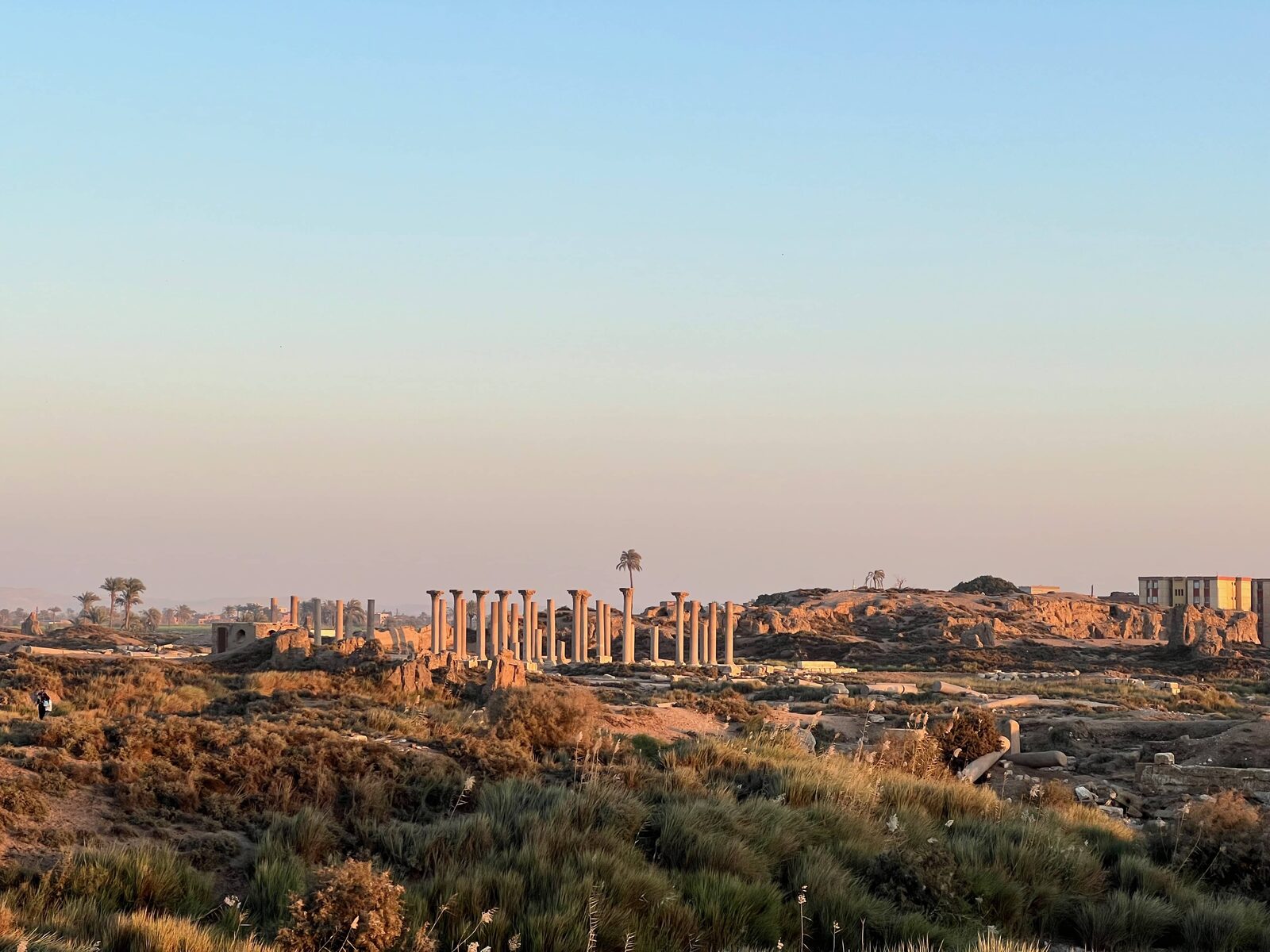 Landscape view of Hermopolis Magna